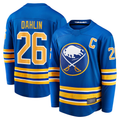 Jdoa B.Sabres #26 Rasmus Dahlin Royal Home Captain Patch Breakaway Stitched Jerseys