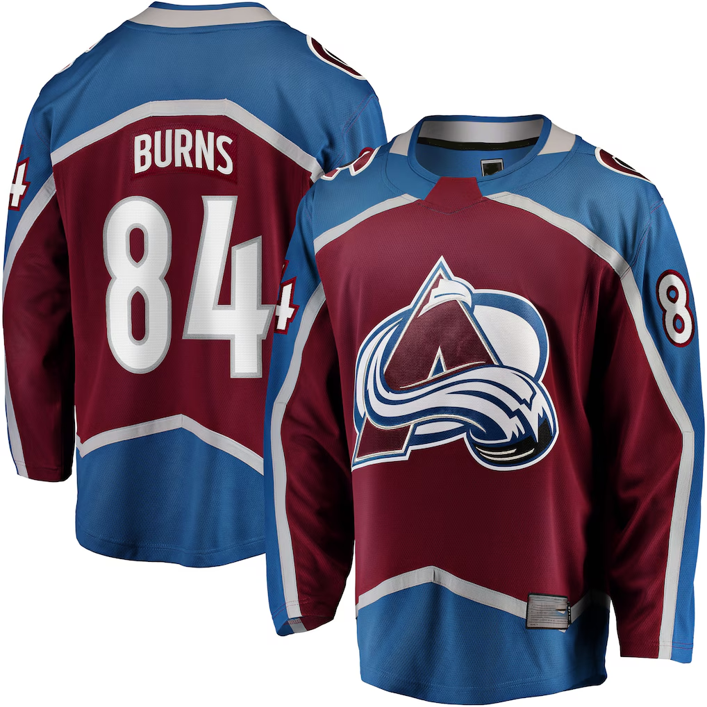 Jdoa C.Avalanche #84 Brent Burns Burgundy Home Breakaway Jerseys