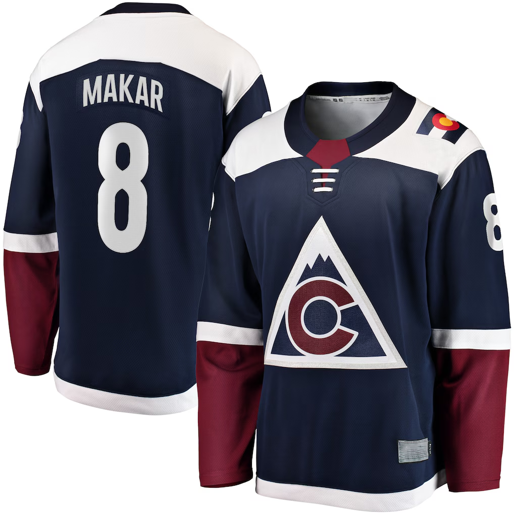 Jdoa C.Avalanche #8 Cale Makar Navy Breakaway Jerseys