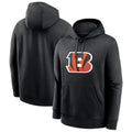 Jdoa C.Bengals Black Long Sleeve Hoodie Blank Player Stitched Jerseys