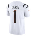 Jdoa C.Bengals #1 Ja'Marr Chase Player White Vapor F.U.S.E. Limited Stitched Jerseys