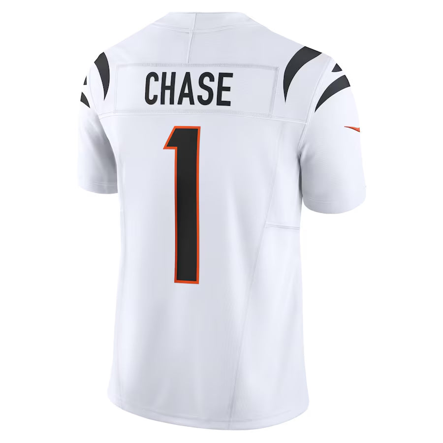 Jdoa C.Bengals #1 Ja'Marr Chase Player White Vapor F.U.S.E. Limited Stitched Jerseys