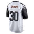 Jdoa C.Bengals #30 Chase Brown Player White Alternate Home Game Stitched Jerseys