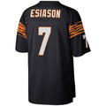 Jdoa C.Bengals #7 Boomer Esiason Mitchell & Ness Black Legacy Replica Stitched Jerseys