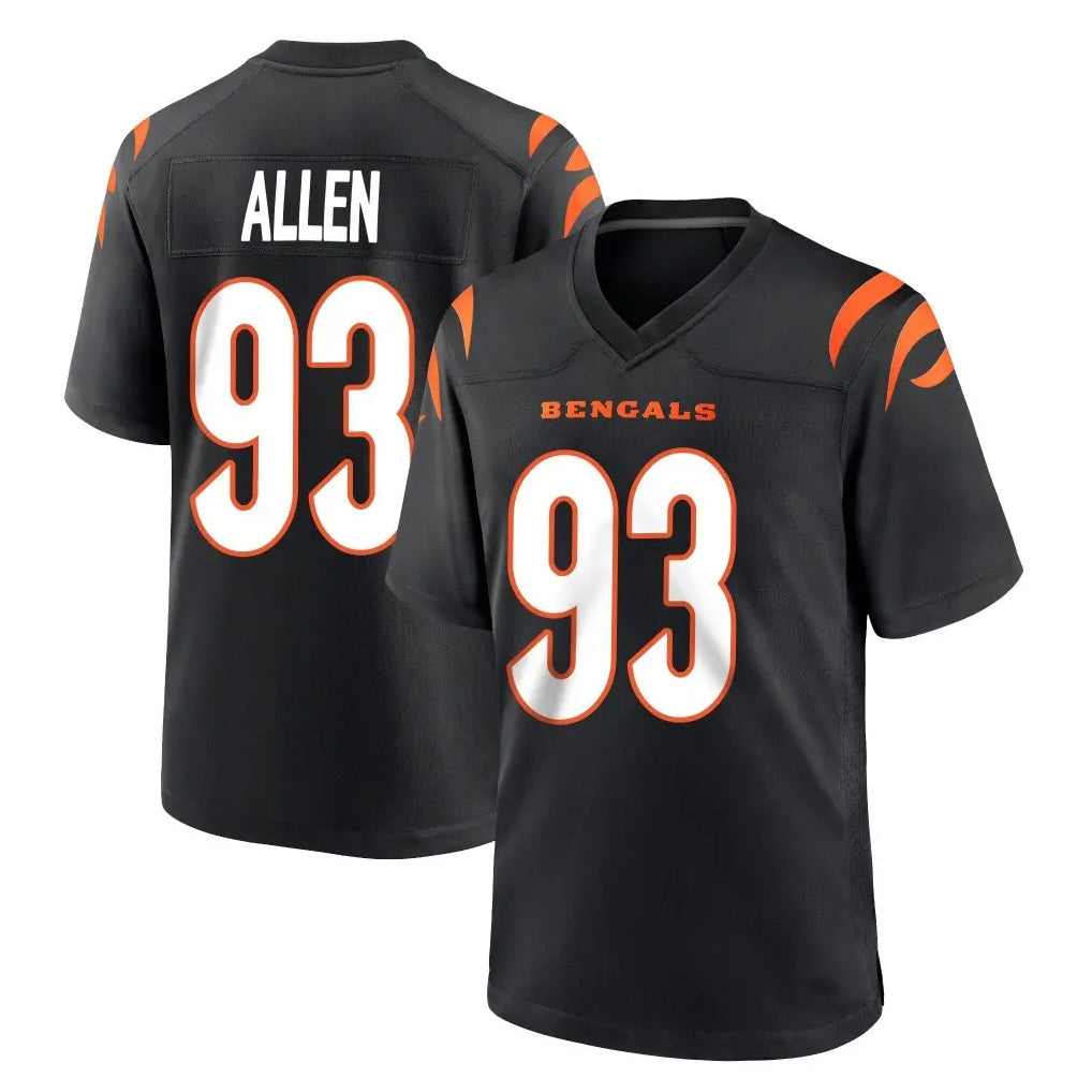 Jdoa C.Bengals #93 Jonathan Allen Player Black Home Game Stitched Jerseys