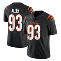 Jdoa C.Bengals #93 Jonathan Allen Player Black Vapor Untouchable Limited Home Game Stitched Jerseys