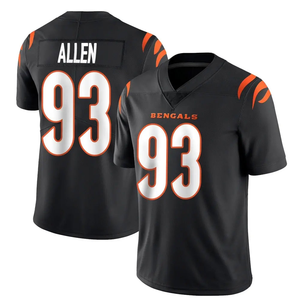 Jdoa C.Bengals #93 Jonathan Allen Player Black Vapor Untouchable Limited Home Game Stitched Jerseys