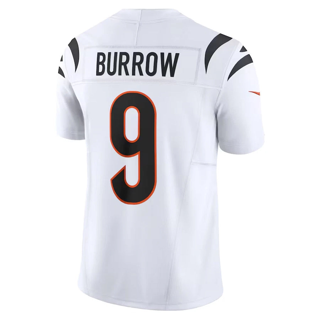 Jdoa C.Bengals #9 Joe Burrow Player White Vapor F.U.S.E. Limited Stitched Jerseys