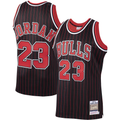 Xdoa C.Bulls #23 Michael Jordan Mitchell & Ness Black 1995-96 Hardwood Classics Authentic Jerseys