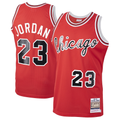 Jdoa C.Bulls #23 Michael Jordan Mitchell & Ness Red 198485 Hardwood Classics Rookie Authentic Jerseys