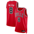 Xdoa C.Bulls #8 Caleb Wilson Red 2026 Draft Swingman Jerseys - Icon Edition
