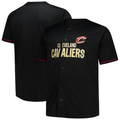 Jdoa C.Cavaliers Black Big & Tall Pop Full-Button Jerseys