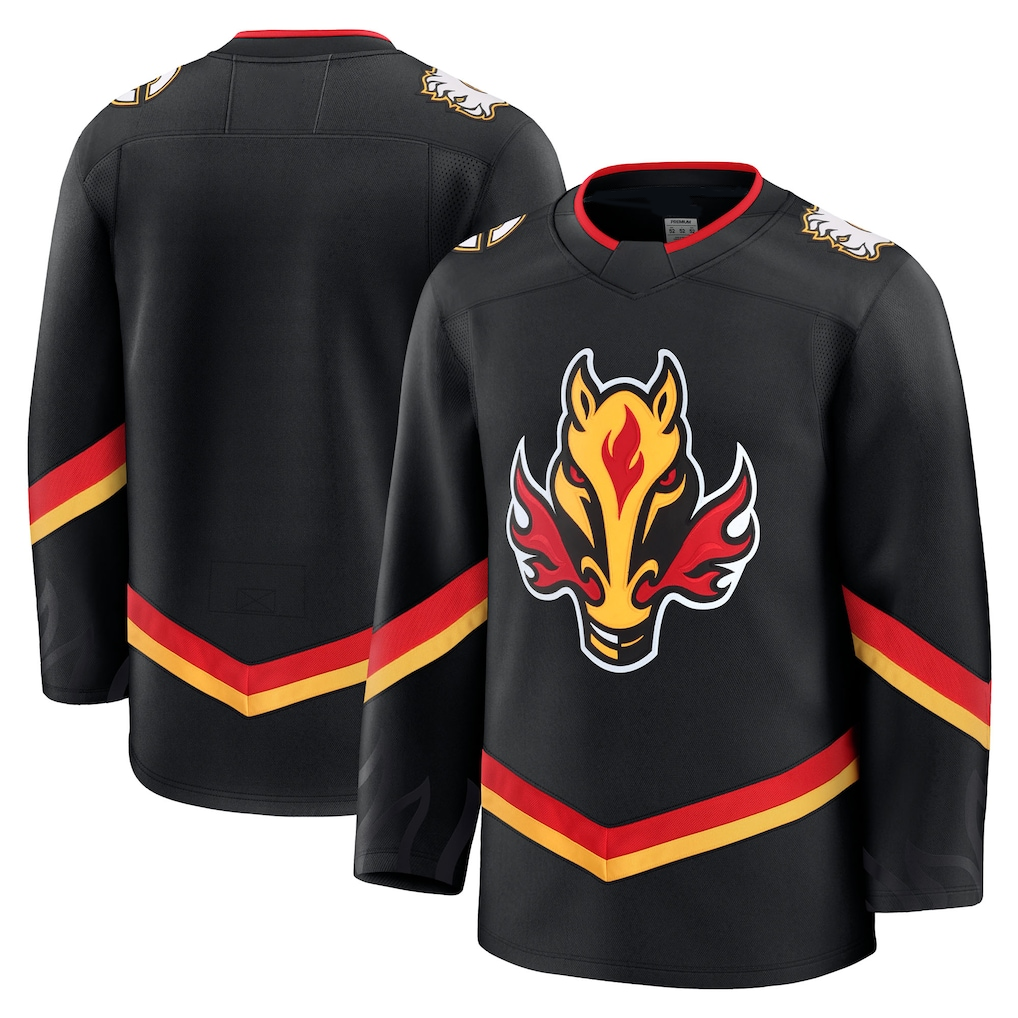 Jdoa C.Flames Black Alternate Premium Jerseys