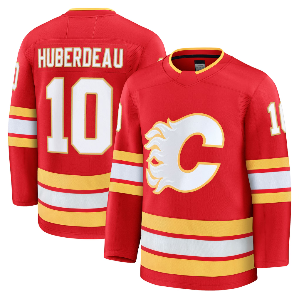 Jdoa C.Flames #10 Jonathan Huberdeau Red Home Breakaway Player Jerseys