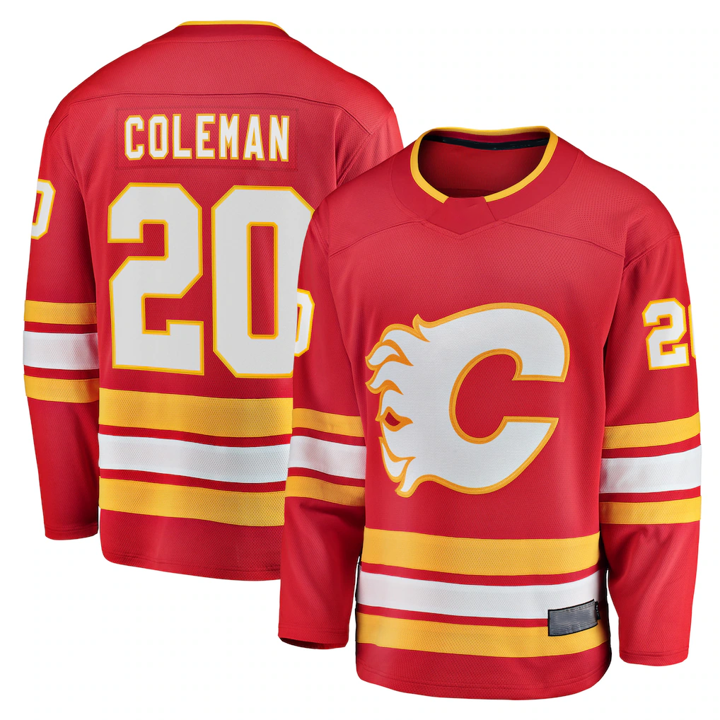 Jdoa C.Flames #20 Blake Coleman Red Home Breakaway Player Jerseys