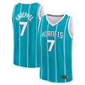 Xdoa C.Hornets #7 Kon Knueppel  Teal 2025  Draft First Round Pick Fast Break Replica Jerseys - Icon Edition