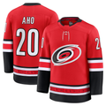 Jdoa C.Hurricanes #20 Sebastian Aho Red Alternate Premium Stitched Jerseys