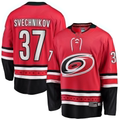 Jdoa C.Hurricanes #37 Andrei Svechnikov Red Alternate Breakaway Player Stitched Jerseys