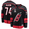 Jdoa C.Hurricanes #74 Jaccob Slavin Black 2026 Stanley Cup Champions Home Breakaway Stitched Jerseys