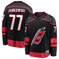 Jdoa C.Hurricanes #77 Mark Jankowski Black Home Breakaway Stitched Jerseys