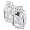 Jdoa C.Panthers Arctic Camo Salute to Service Pullover Hoodies Limited Game Blank Player Stitched Jerseys