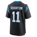 Jdoa C.Panthers #11 Nic Scourton Player Black Home Game Stitched Jerseys