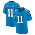 Jdoa C.Panthers #11 Nic Scourton Player Blue Home Game Stitched Jerseys