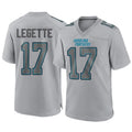 Jdoa C.Panthers #17 Xavier Legette Player Grey Atmosphere Fashion Stitched  Jerseys