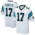 Jdoa C.Panthers #17 Xavier Legette Player White Home Game Stitched Jerseys