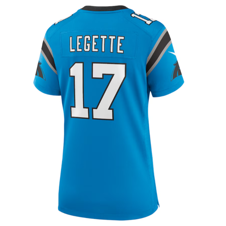 Jdoa C.Panthers #17 Xavier Legette Blue Player Game Stitched Jersey