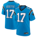 Jdoa C.Panthers #17 Xavier Legette Blue Player Jersey American Stitched Game Jerseys