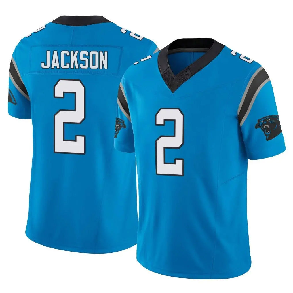 Jdoa C.Panthers #2 Mike Jackson Player Blue Vapor F.U.S.E. Limited Home Game Stitched Jerseys