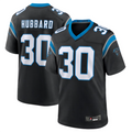 Jdoa C.Panthers #30 Chuba Hubbard Player Black Team Game Stitched Jerseys