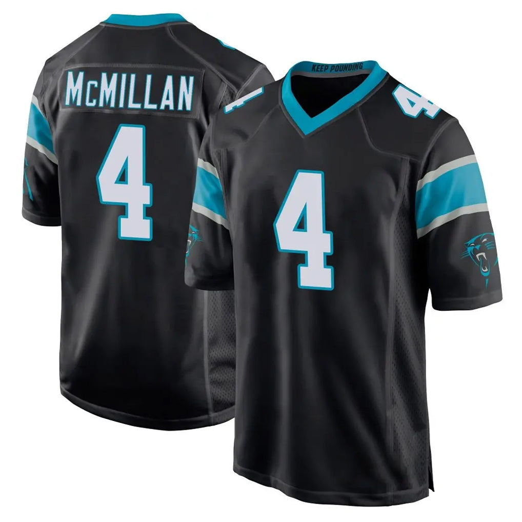 Jdoa C.Panthers #4 Tetairoa McMillan Player Black Game Stitched Jerseys