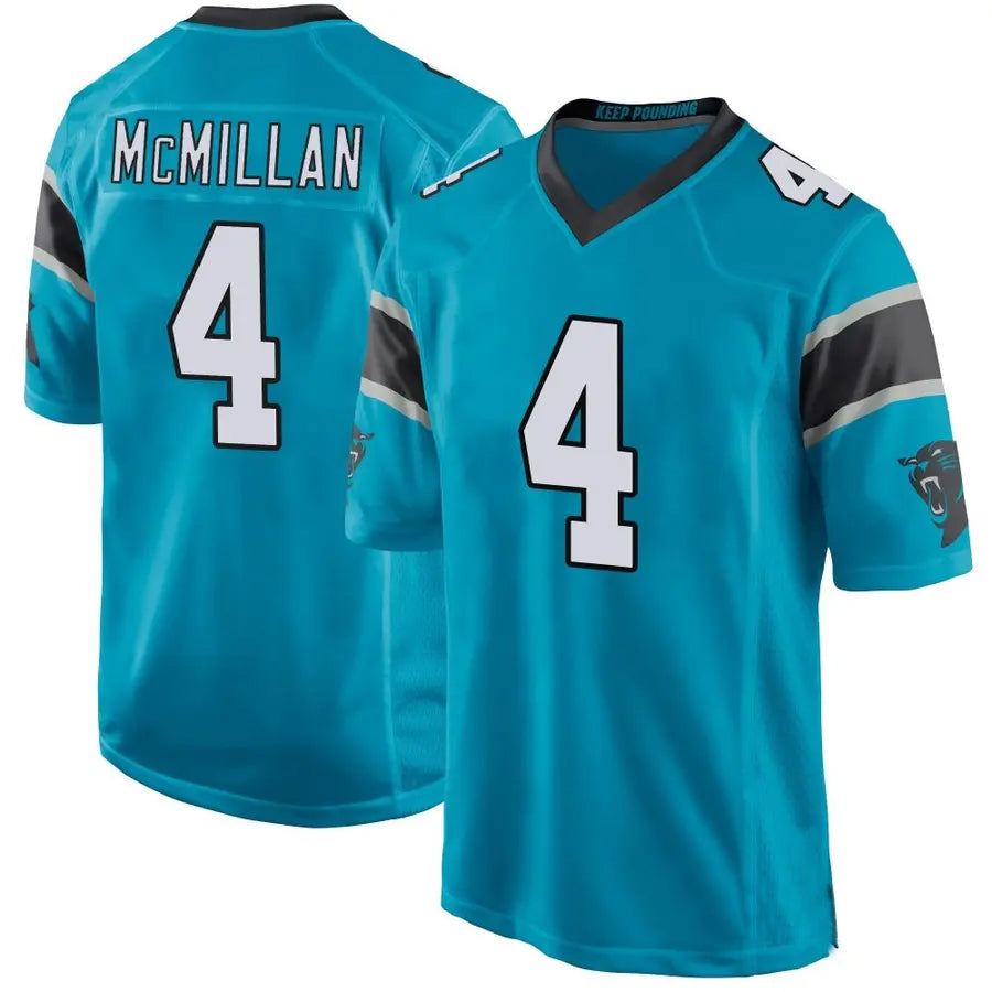 Jdoa C.Panthers #4 Tetairoa McMillan Player Blue Game Stitched Jerseys