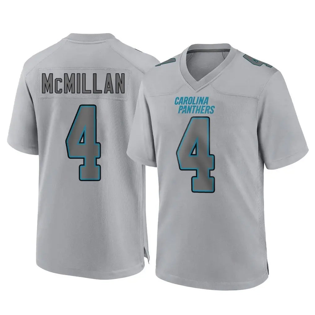 Jdoa C.Panthers #4 Tetairoa McMillan Player Gray Atmosphere Fashion Game Stitched Jerseys