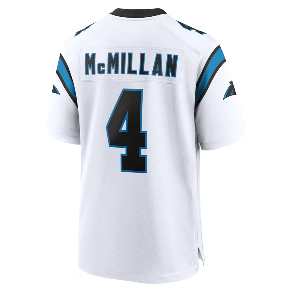 Jdoa C.Panthers #4 Tetairoa McMillan Player White Home Game Stitched Jerseys