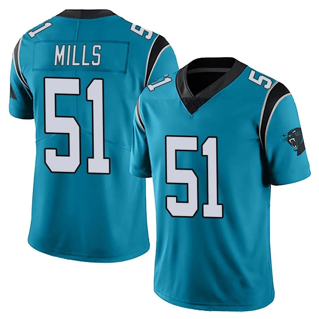 Jdoa C.Panthers #51 Sam Mills Player Blue Vapor Untouchable Limited Game Stitched Jerseys