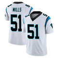Jdoa C.Panthers #51 Sam Mills Player White Vapor Untouchable Limited Game Stitched Jerseys