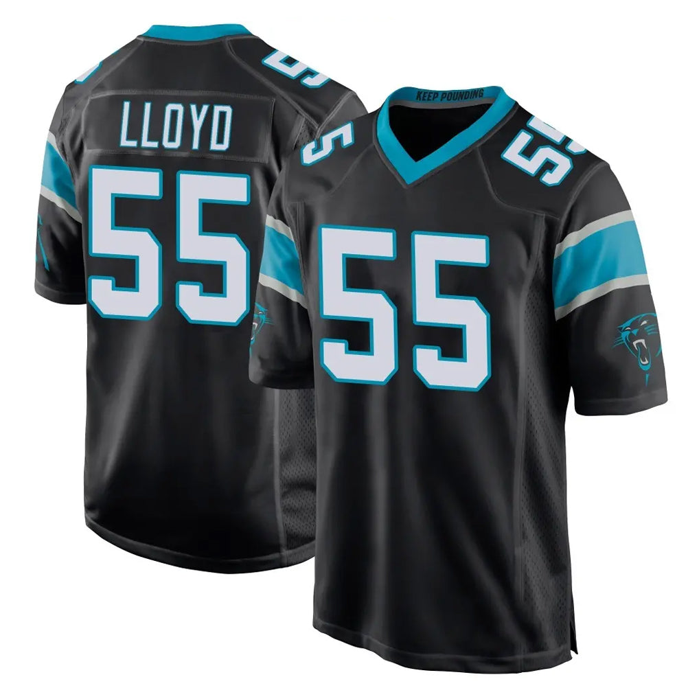 Jdoa C.Panthers #55 Devin Lloyd Player Black Game Stitched Jerseys