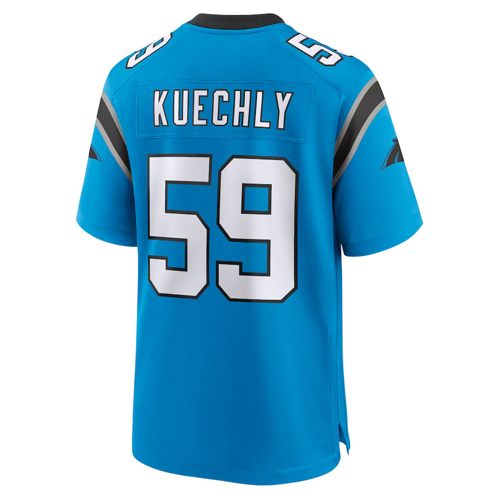 Jdoa C.Panthers #59 Luke Kuechly Player Blue Home Game Stitched Jerseys