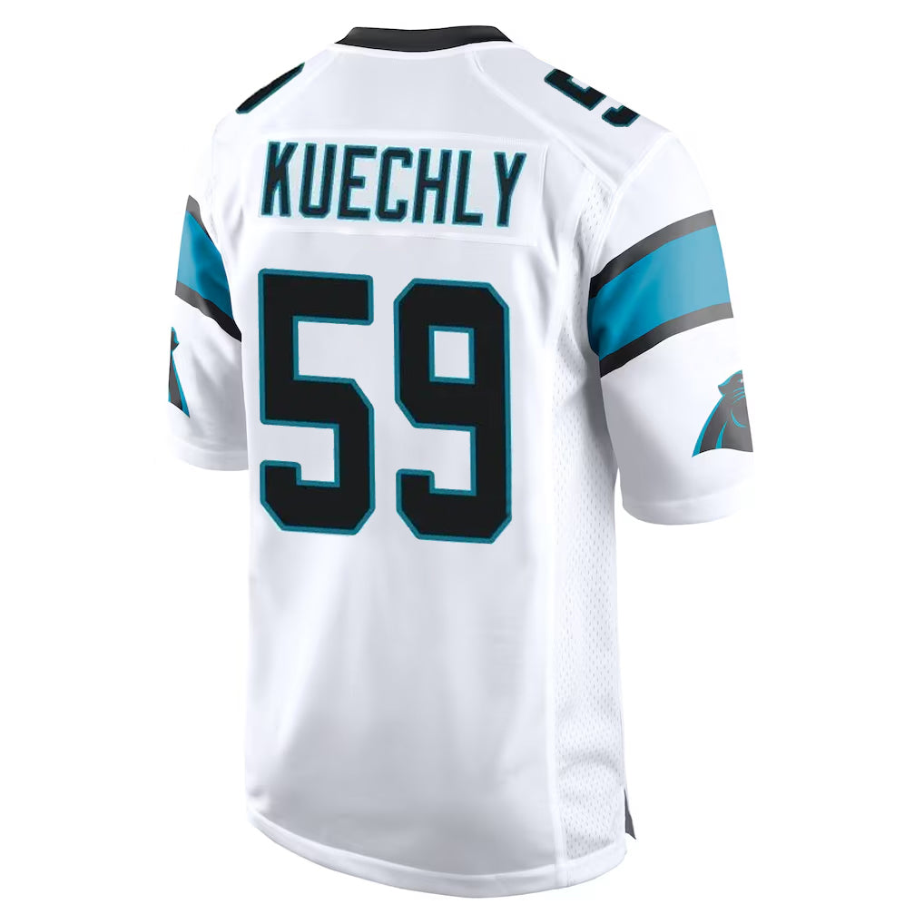 Jdoa C.Panthers #59 Luke Kuechly Player White Game Stitched Jerseys