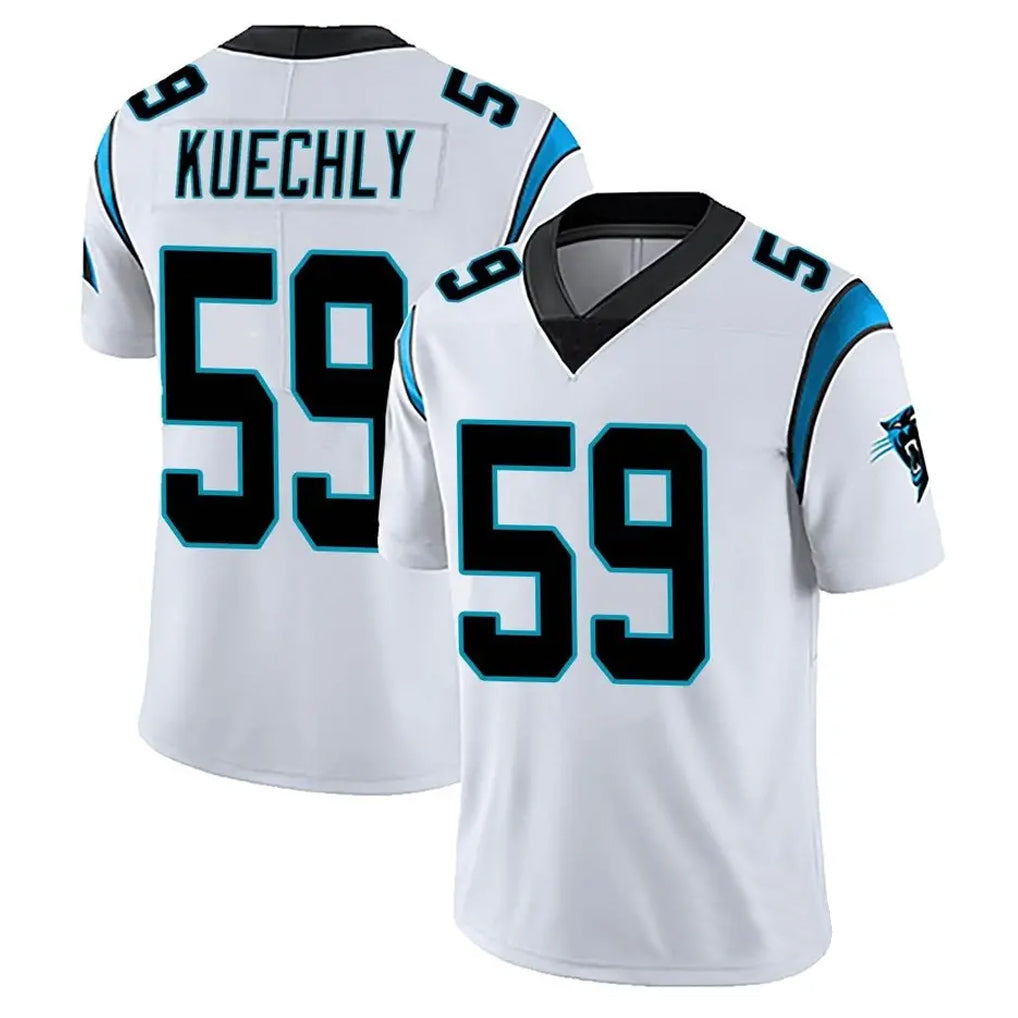 Jdoa C.Panthers #59 Luke Kuechly Player White Vapor Limited Stitched Jerseys