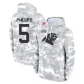 Jdoa C.Panthers #5 Jaelan Phillips Player Arctic Camo Salute to Service Pullover Hoodies Limited Game Stitched Jerseys