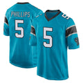 Jdoa C.Panthers #5 Jaelan Phillips Player Blue Game Stitched Jerseys