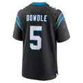 Jdoa C.Panthers #5 Rico Dowdle Player Black Home Game Stitched Jerseys