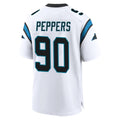 Jdoa C.Panthers #90 Julius Peppers Player White Home Game Stitched Jerseys