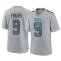 Jdoa C.Panthers #9 Bryce Young Player Gray Atmosphere Fashion Game Stitched Jerseys