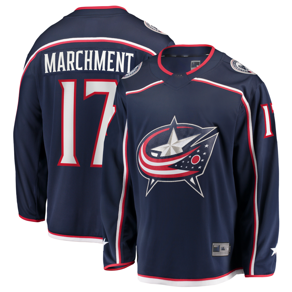 Jdoa CB.Jackets #17 Mason Marchment Navy Home Premier Breakaway Player Jersey