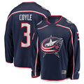 Jdoa CB.Jackets #3 Charlie Coyle Navy Home Breakaway Jersey